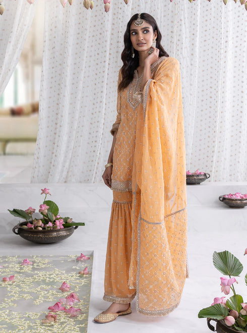 Makhna Kurta with Makhna Garara
